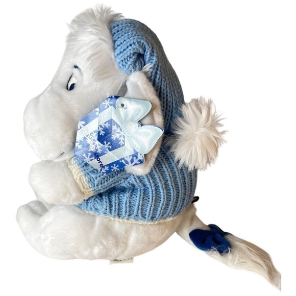 Winnie The Pooh And Eeyore Plush Snowflake Pals Disney Store Exclusive White - Picture 12 of 16